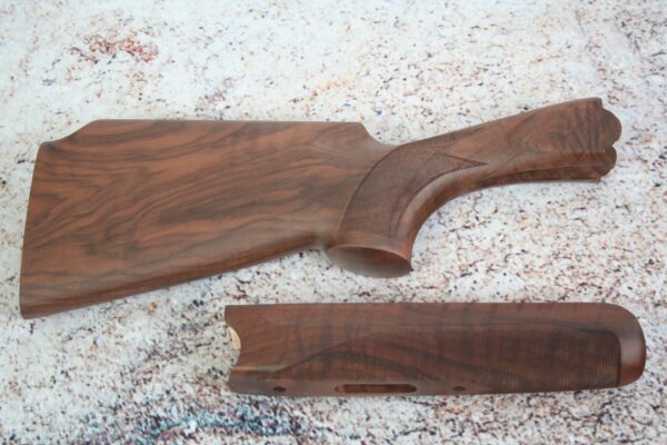 Beretta 682/686/687 12ga 1 3/8" x 1 3/8" x 2 3/16" Reduced Length Monte Carlo Trap Wood Set