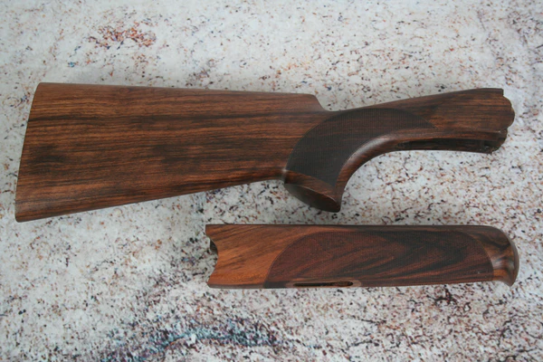 Beretta DT-11 12ga 1 1/2" x 2 3/8" Left Hand Sporting Wood Set #D26