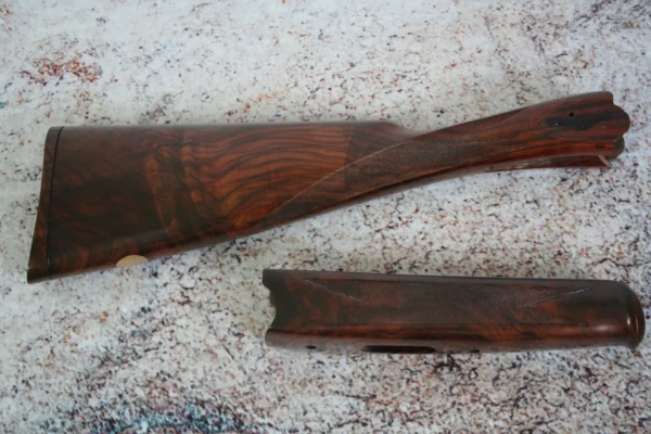 Beretta 687 EELL 12ga 1 3/8" X 2 3/16" English Wood Set